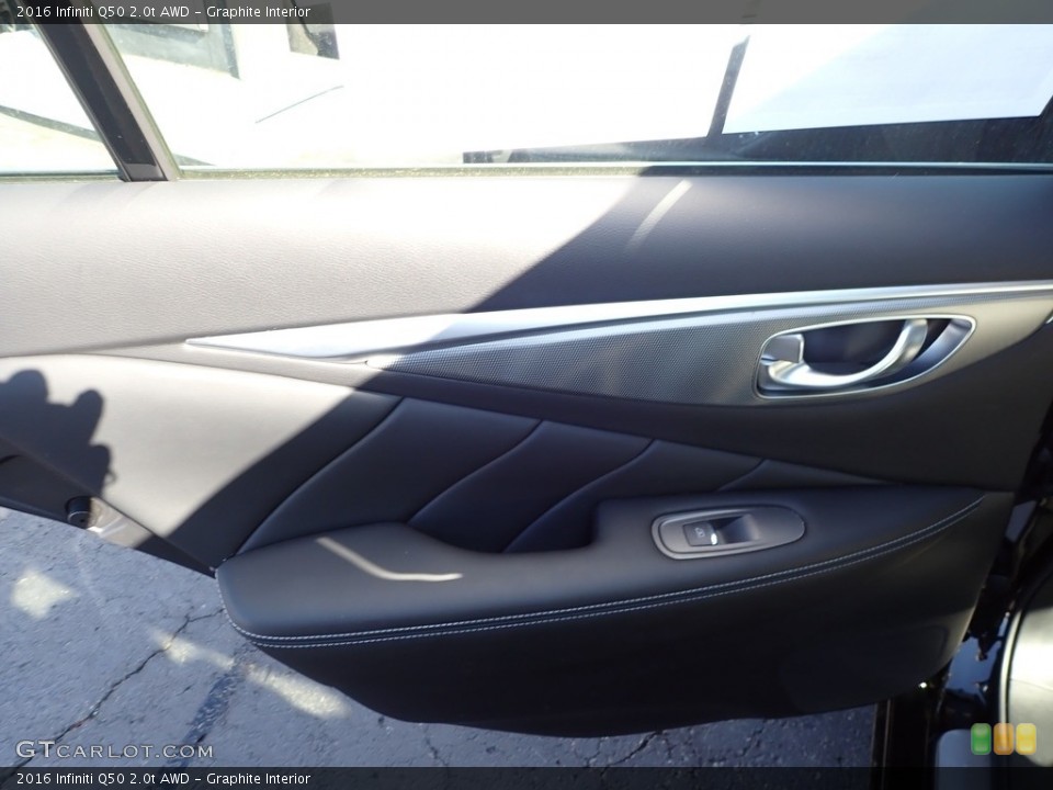 Graphite Interior Door Panel for the 2016 Infiniti Q50 2.0t AWD #138627390