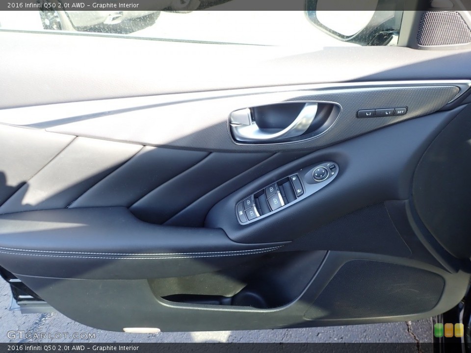 Graphite Interior Door Panel for the 2016 Infiniti Q50 2.0t AWD #138627417