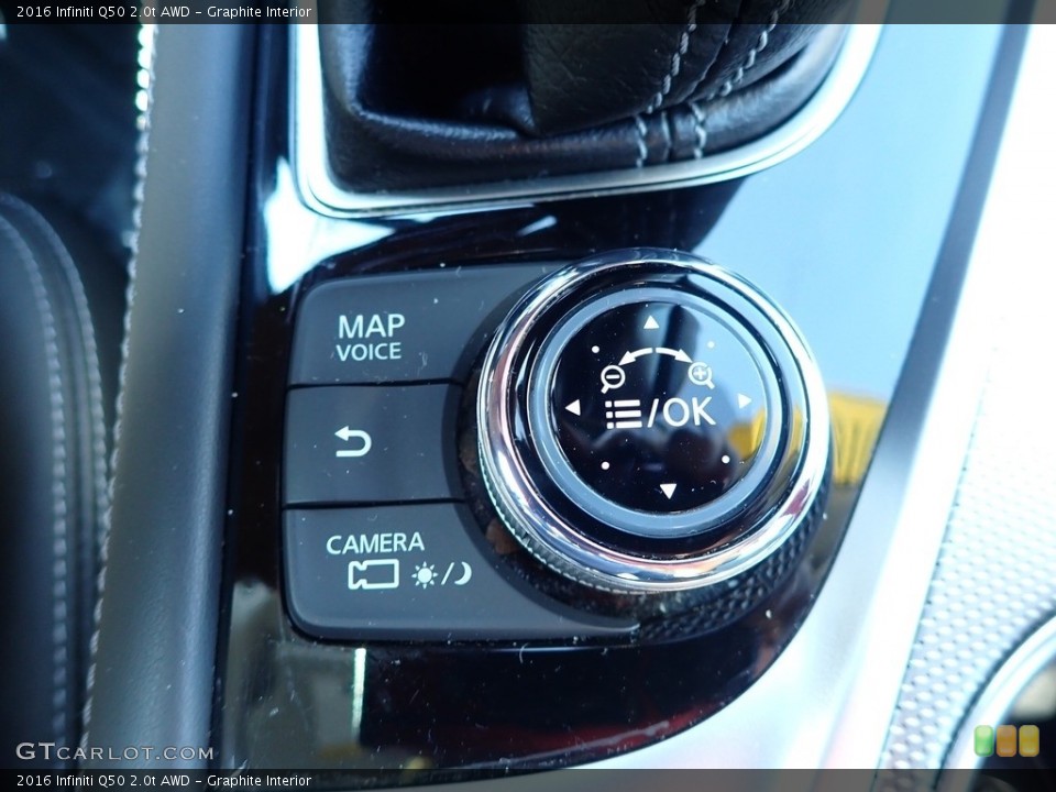 Graphite Interior Controls for the 2016 Infiniti Q50 2.0t AWD #138627600