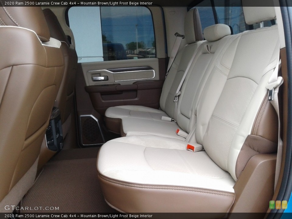 Mountain Brown/Light Frost Beige Interior Rear Seat for the 2020 Ram 2500 Laramie Crew Cab 4x4 #138628496