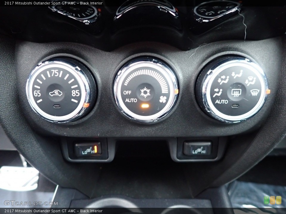 Black Interior Controls for the 2017 Mitsubishi Outlander Sport GT AWC #138629067