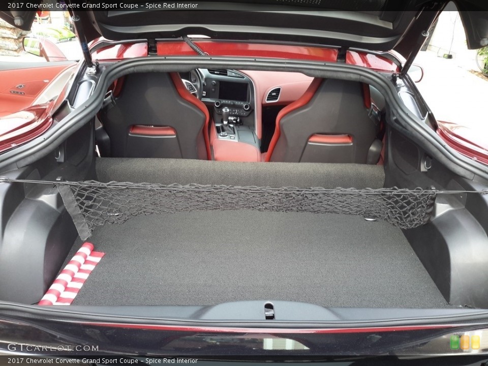 Spice Red Interior Trunk for the 2017 Chevrolet Corvette Grand Sport Coupe #138629268