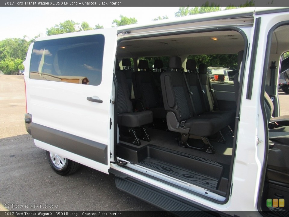 Charcoal Black Interior Rear Seat for the 2017 Ford Transit Wagon XL 350 LR Long #138629598