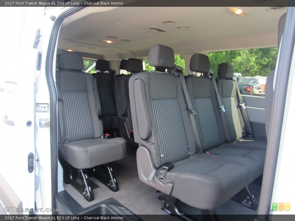 Charcoal Black Interior Rear Seat for the 2017 Ford Transit Wagon XL 350 LR Long #138629619