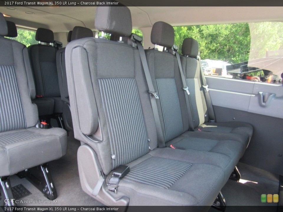 Charcoal Black Interior Rear Seat for the 2017 Ford Transit Wagon XL 350 LR Long #138629640