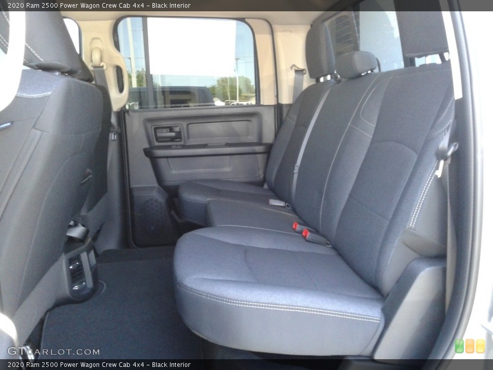 Black Interior Rear Seat for the 2020 Ram 2500 Power Wagon Crew Cab 4x4 #138630291