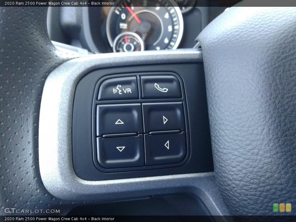 Black Interior Steering Wheel for the 2020 Ram 2500 Power Wagon Crew Cab 4x4 #138630396