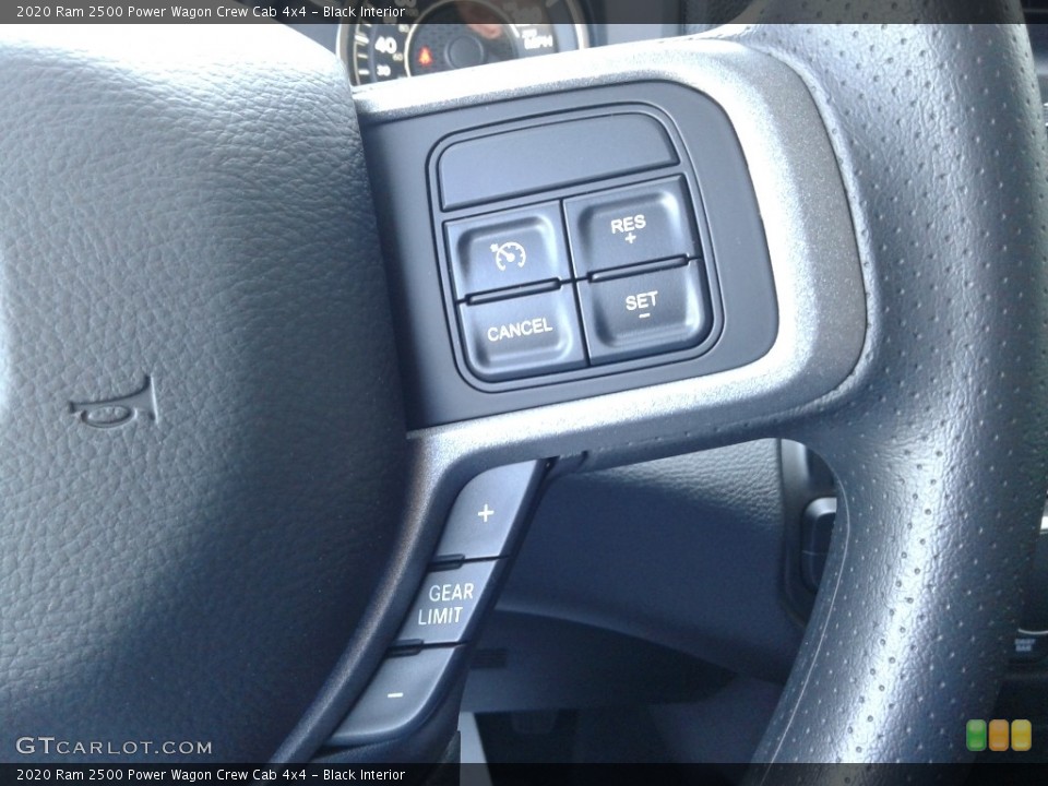 Black Interior Steering Wheel for the 2020 Ram 2500 Power Wagon Crew Cab 4x4 #138630420