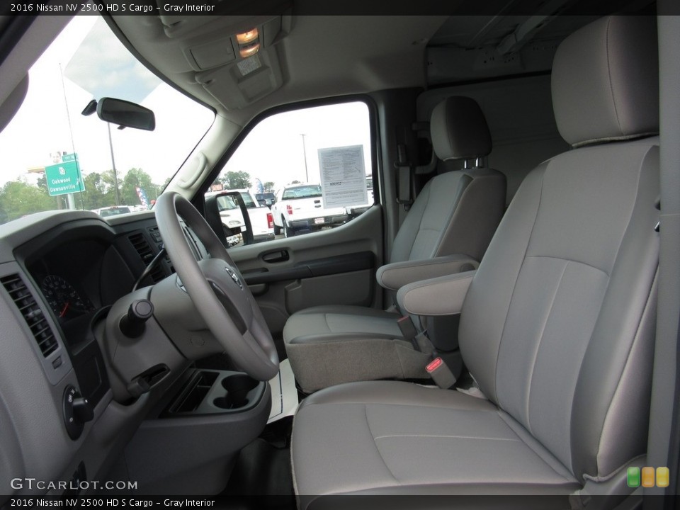 Gray Interior Front Seat for the 2016 Nissan NV 2500 HD S Cargo #138634017