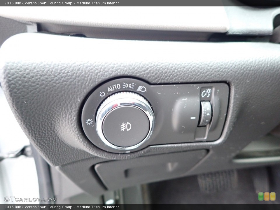 Medium Titanium Interior Controls for the 2016 Buick Verano Sport Touring Group #138634284