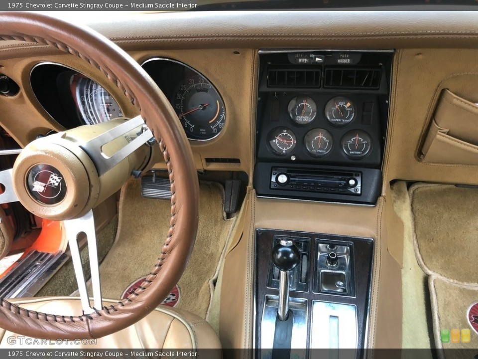 Medium Saddle Interior Controls for the 1975 Chevrolet Corvette Stingray Coupe #138634527