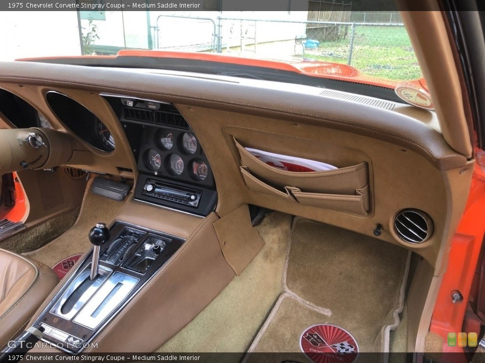 Medium Saddle Interior Dashboard for the 1975 Chevrolet Corvette Stingray Coupe #138634815