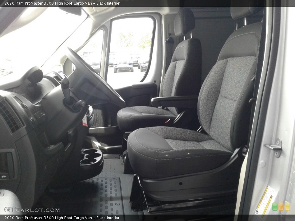 Black Interior Front Seat for the 2020 Ram ProMaster 3500 High Roof Cargo Van #138636453