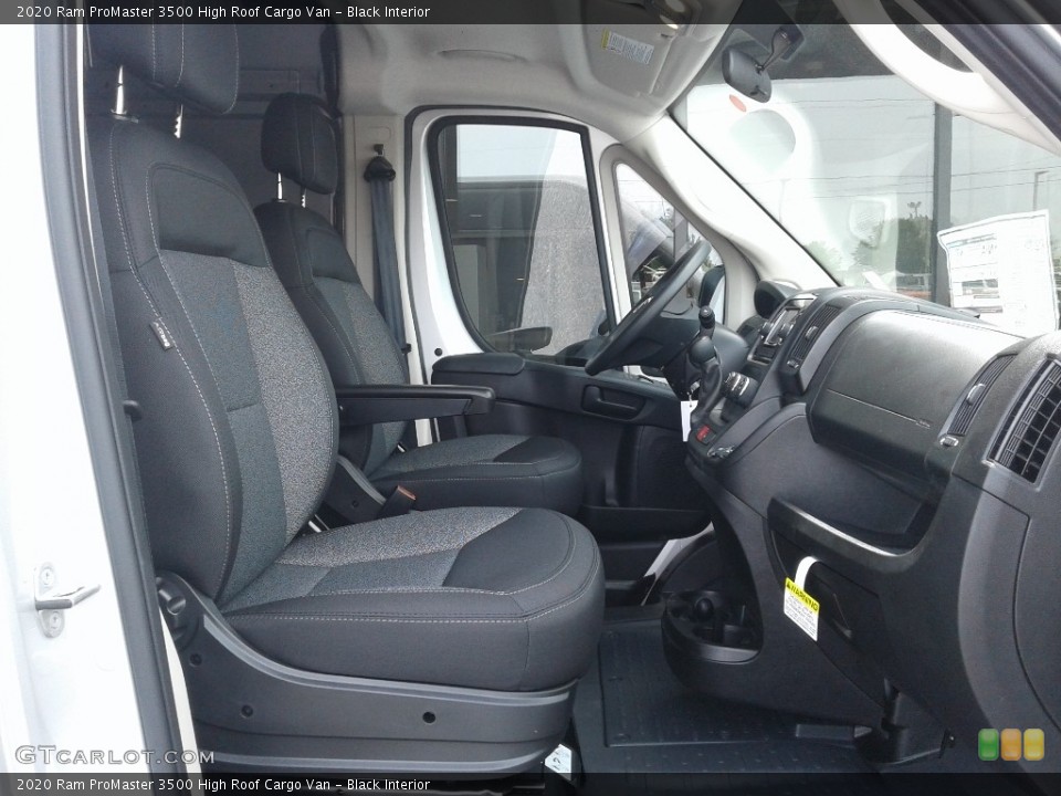 Black Interior Front Seat for the 2020 Ram ProMaster 3500 High Roof Cargo Van #138636618