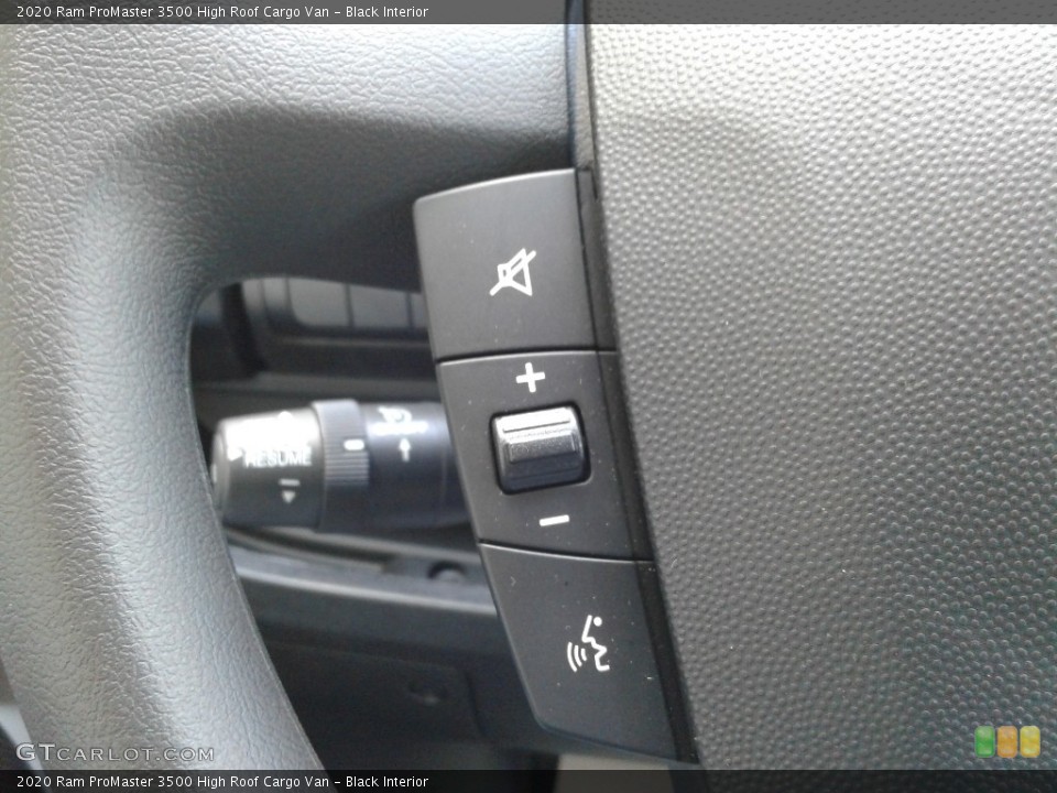 Black Interior Steering Wheel for the 2020 Ram ProMaster 3500 High Roof Cargo Van #138638151