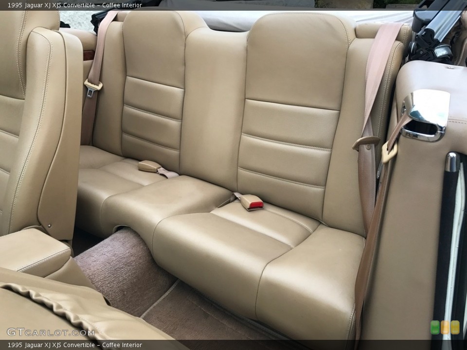 Coffee Interior Rear Seat for the 1995 Jaguar XJ XJS Convertible #138638984