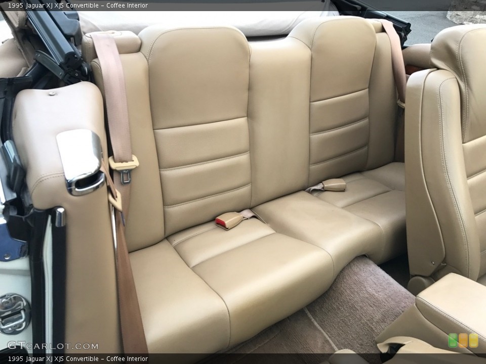 Coffee Interior Rear Seat for the 1995 Jaguar XJ XJS Convertible #138639009