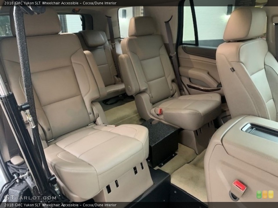 Cocoa/Dune Interior Rear Seat for the 2018 GMC Yukon SLT Wheelchair Accessible #138639210