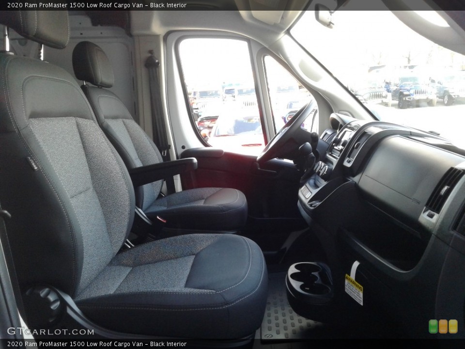 Black Interior Front Seat for the 2020 Ram ProMaster 1500 Low Roof Cargo Van #138639561