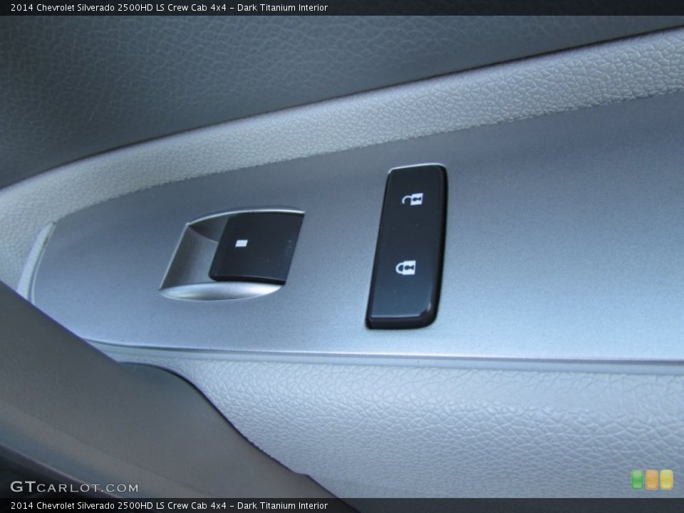 Dark Titanium Interior Door Panel for the 2014 Chevrolet Silverado 2500HD LS Crew Cab 4x4 #138641940