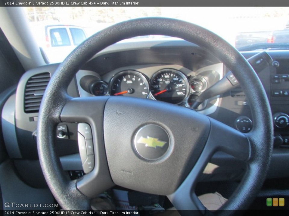 Dark Titanium Interior Steering Wheel for the 2014 Chevrolet Silverado 2500HD LS Crew Cab 4x4 #138642168