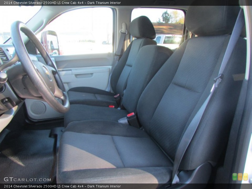 Dark Titanium Interior Front Seat for the 2014 Chevrolet Silverado 2500HD LS Crew Cab 4x4 #138642315