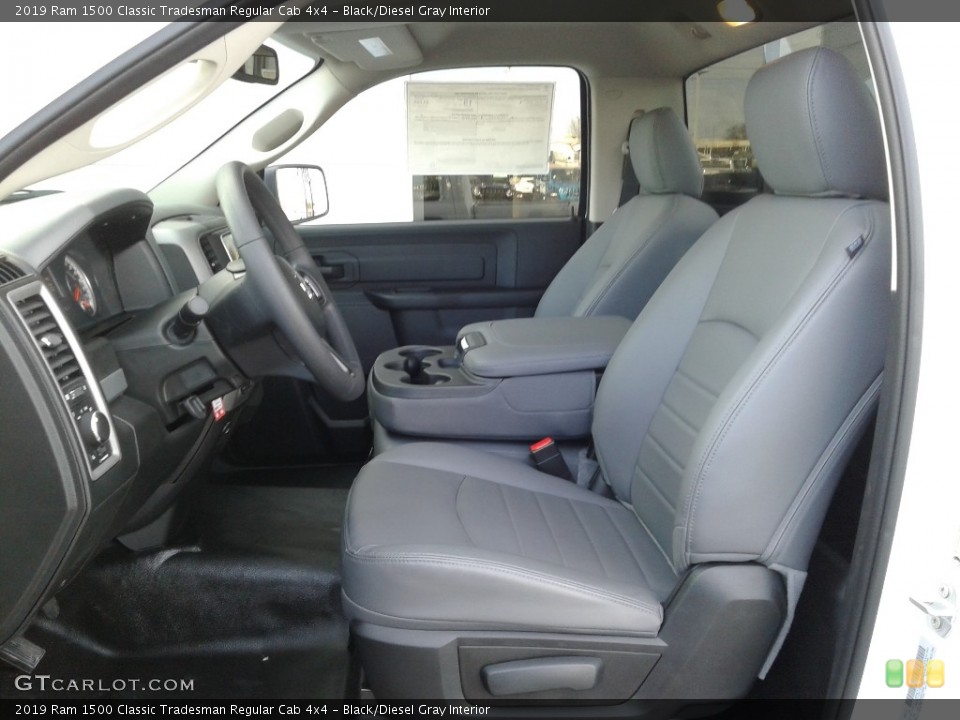 Black/Diesel Gray Interior Photo for the 2019 Ram 1500 Classic Tradesman Regular Cab 4x4 #138642510