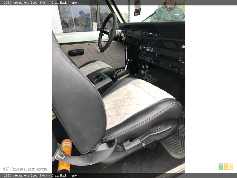 Gray/Black 1980 International Scout II Interiors