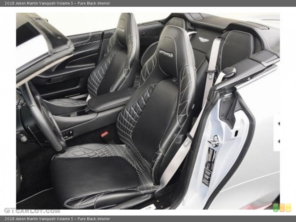 Pure Black 2018 Aston Martin Vanquish Interiors