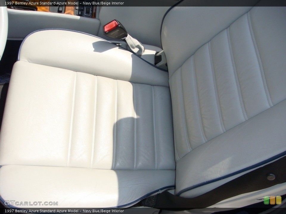 Navy Blue/Beige Interior Front Seat for the 1997 Bentley Azure  #138645093