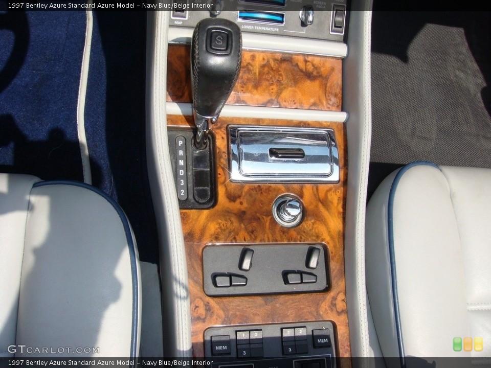 Navy Blue/Beige Interior Controls for the 1997 Bentley Azure  #138645282