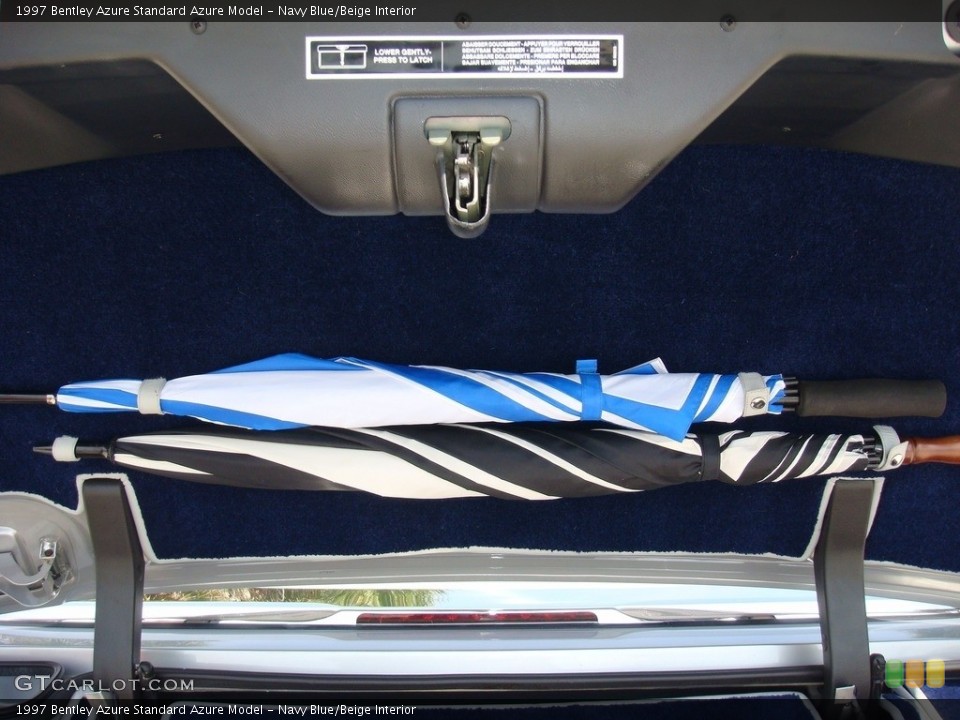 Navy Blue/Beige Interior Trunk for the 1997 Bentley Azure  #138645354