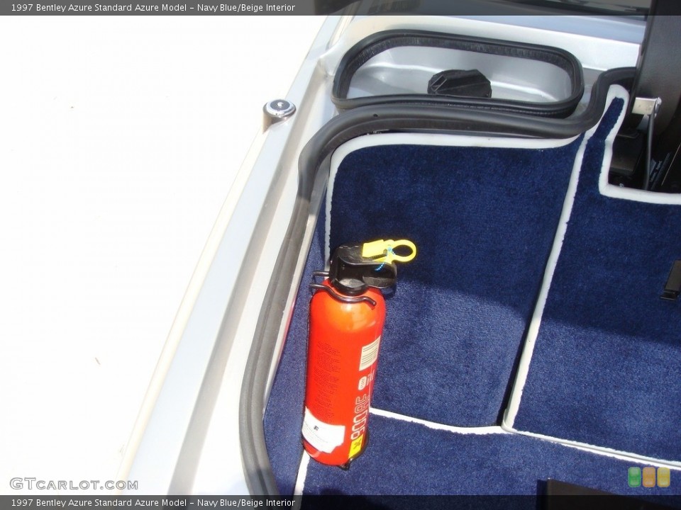 Navy Blue/Beige Interior Trunk for the 1997 Bentley Azure  #138645378