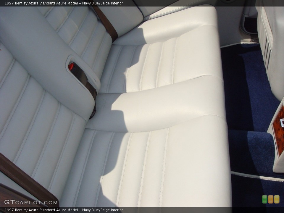 Navy Blue/Beige Interior Rear Seat for the 1997 Bentley Azure  #138645516