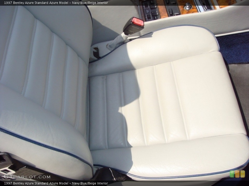 Navy Blue/Beige Interior Front Seat for the 1997 Bentley Azure  #138645537