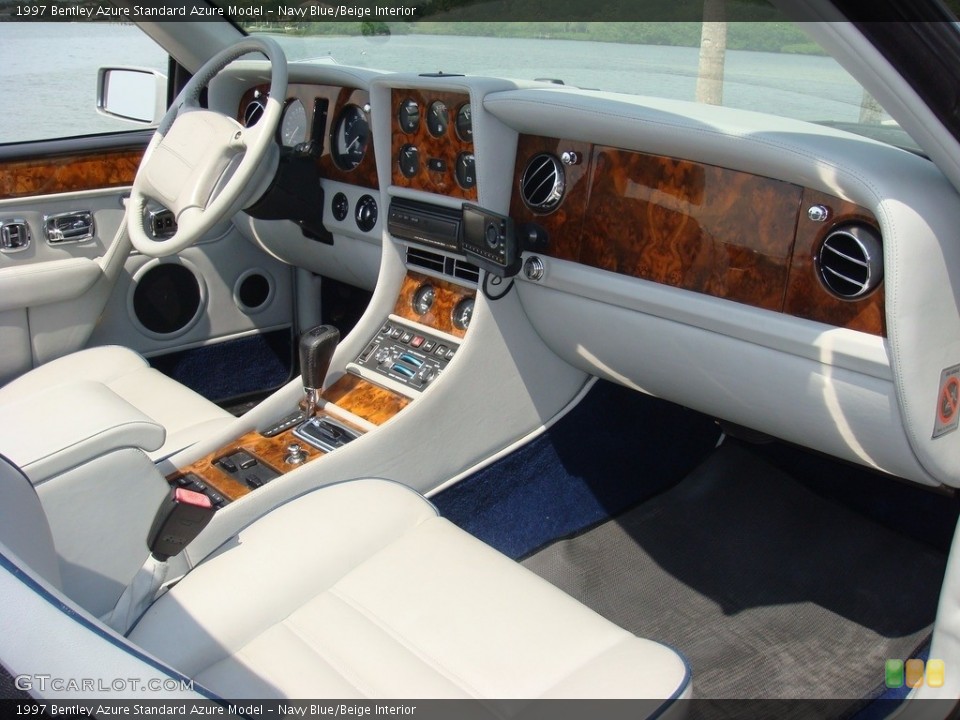 Navy Blue/Beige Interior Photo for the 1997 Bentley Azure  #138645558