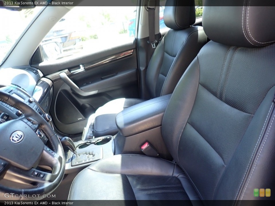 Black Interior Front Seat for the 2013 Kia Sorento EX AWD #138645864