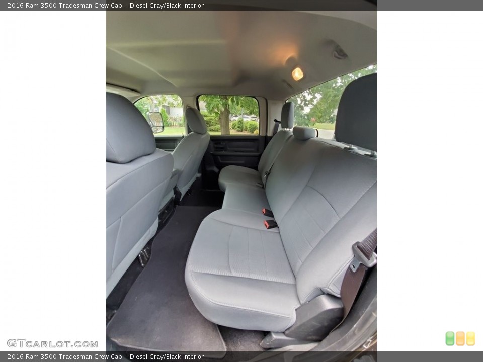 Diesel Gray/Black Interior Rear Seat for the 2016 Ram 3500 Tradesman Crew Cab #138646069