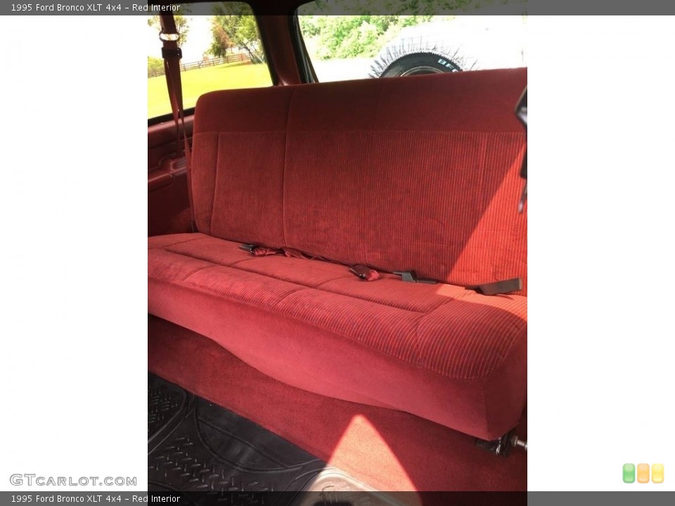 Red 1995 Ford Bronco Interiors