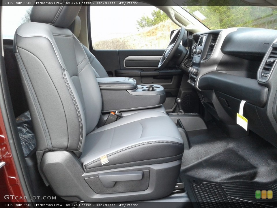 Black/Diesel Gray Interior Photo for the 2019 Ram 5500 Tradesman Crew Cab 4x4 Chassis #138646836