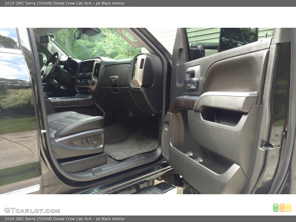 Jet Black Interior Door Panel for the 2016 GMC Sierra 2500HD Denali Crew Cab 4x4 #138646980
