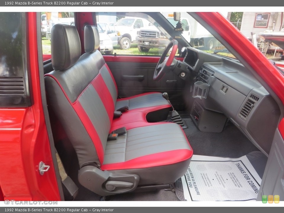 Gray Interior Front Seat for the 1992 Mazda B-Series Truck B2200 Regular Cab #138648582