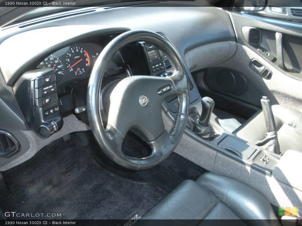 Black Interior Front Seat for the 1990 Nissan 300ZX GS #13864906