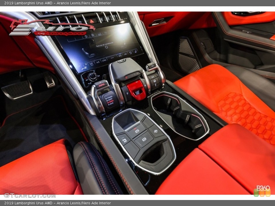 Arancio Leonis/Nero Ade Interior Transmission for the 2019 Lamborghini Urus AWD #138650388