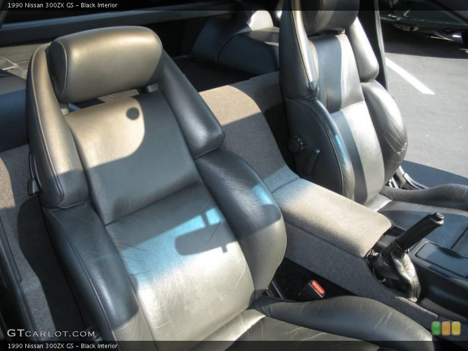 Black Interior Front Seat for the 1990 Nissan 300ZX GS #13865141