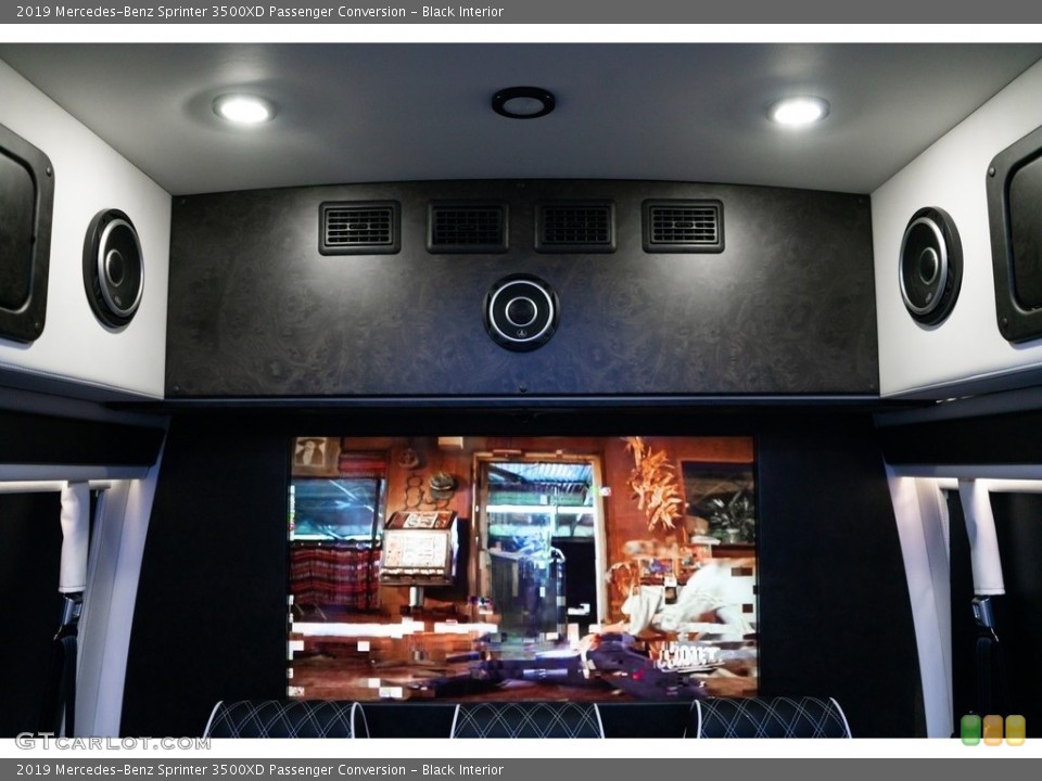 Black Interior Entertainment System for the 2019 Mercedes-Benz Sprinter 3500XD Passenger Conversion #138651657