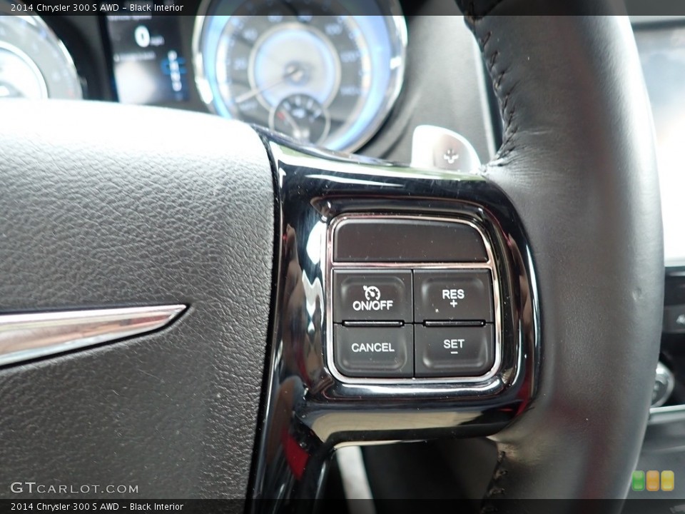 Black Interior Steering Wheel for the 2014 Chrysler 300 S AWD #138651783