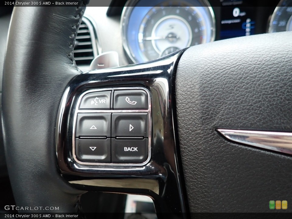 Black Interior Steering Wheel for the 2014 Chrysler 300 S AWD #138651810