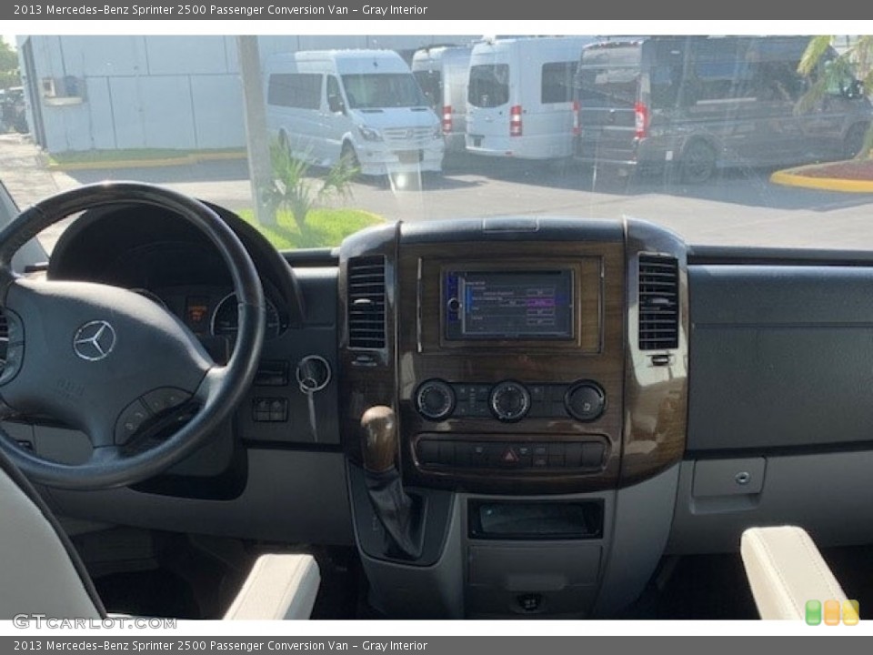 Gray Interior Dashboard for the 2013 Mercedes-Benz Sprinter 2500 Passenger Conversion Van #138652191