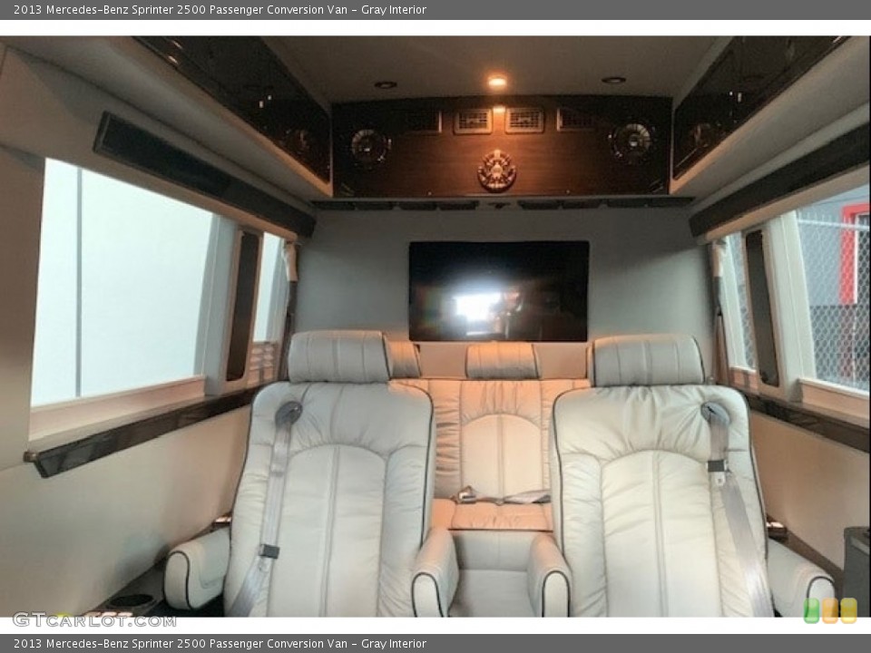 Gray Interior Rear Seat for the 2013 Mercedes-Benz Sprinter 2500 Passenger Conversion Van #138652359